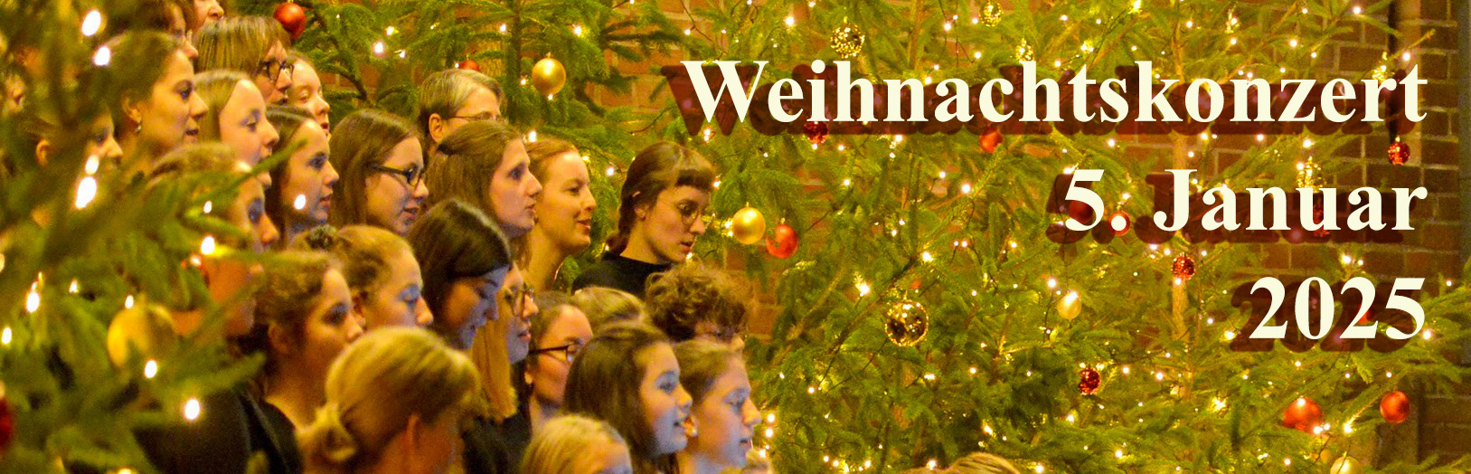 Weihnachtskonzert am 5. Januar 2025