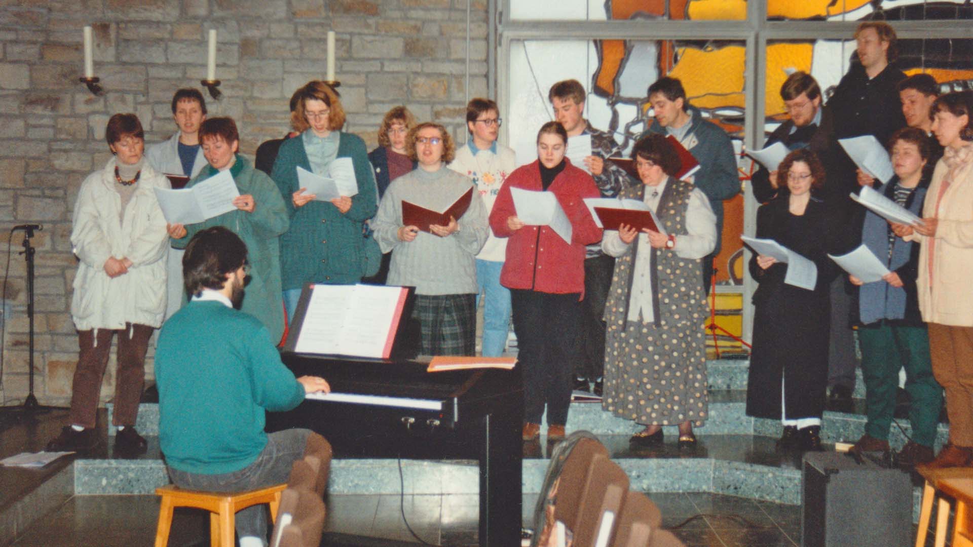 Erster Auftritt in Christkönig 1994