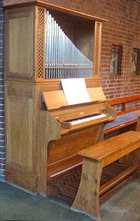 Die Orgel in der Taufkapelle